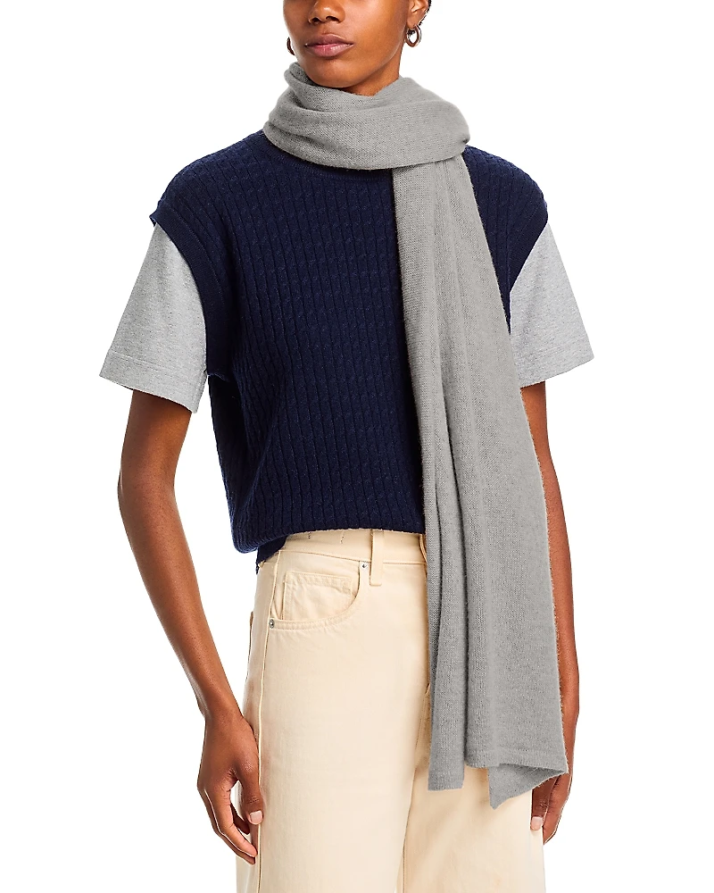 C by Bloomingdale's Cashmere Foil Dot Over