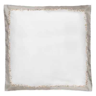 Dea Luxury Linens Incanto Embroidery Euro Sham