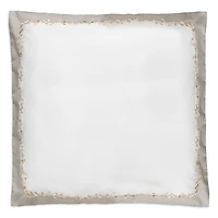 Dea Luxury Linens Incanto Embroidery Euro Sham