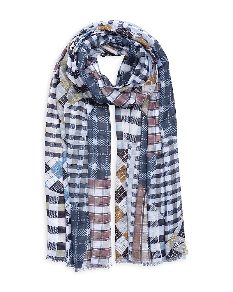 Echo Patch Plaid Wrap