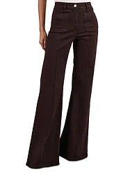 Reiss Sakura Flared Patch Pocket Jeans