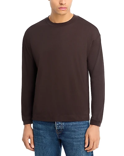 Frame Light Cotton Long Sleeve Tee