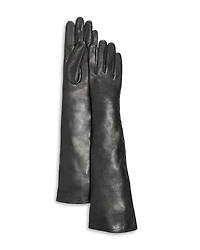 Bloomingdale's Cashmere Lined Leather Long Gloves