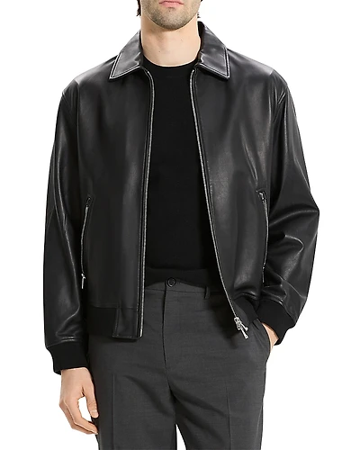 Theory Wyatt Leather Jacket