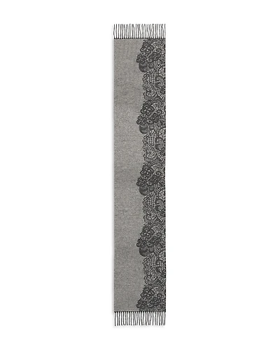 C by Bloomingdale's Cashmere Lace Print Scarf - Exclusive