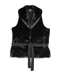 Echo Shawl Collar Faux Fur Vest