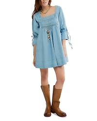 Free People Sonora Denim Mini Dress