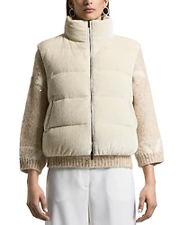 Peserico Stand Collar Puffer Vest