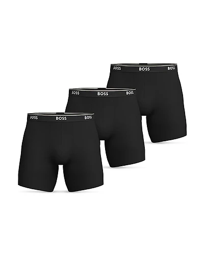 Boss Power Cotton Blend Long Boxer Briefs
