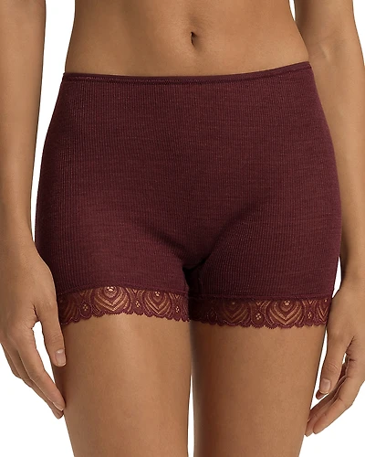 Hanro Lace Trim Boyshorts