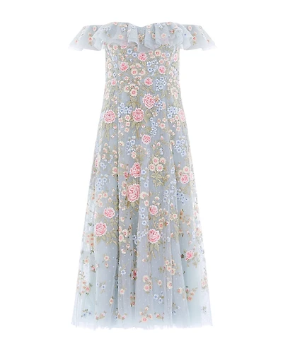 Needle & Thread Antoinettes Floral Ballerina Midi Dress