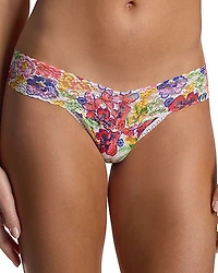 Hanky Panky Printed Signature Lace Low Rise Thong