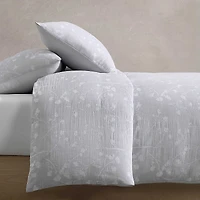 Calvin Klein Umbra Floral Cotton Jacquard 3 Piece Comforter Set