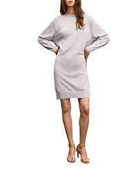 M. m.LaFleur Cotton Silk Knit Eve Sweater Dress