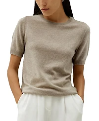 Lilysilk Crew Neck Basic Knit Top