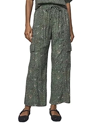 Splendid Versailles Floral Pleated Cargo Pants
