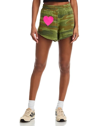 Aviator Nation Heart Graphic Shorts