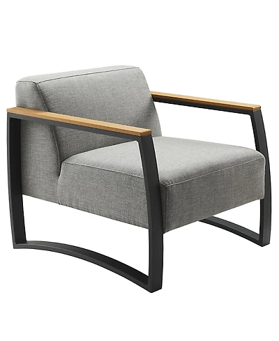 Modway Sauve Outdoor Patio Aluminum and Fabric Armchair