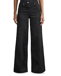Reiss Heather High Rise Wide Leg Jeans