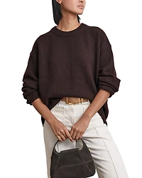 Reiss Ella Wool Cashmere Crewneck Sweater