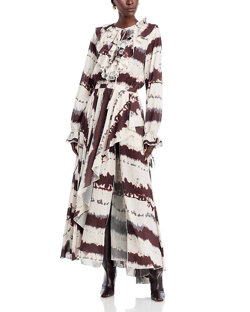 Toccin Petra Ruffle Maxi Dress