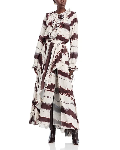 Toccin Petra Ruffle Maxi Dress