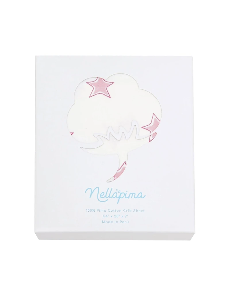 Nellapima Girls' Stars Print Crib Sheets - Baby