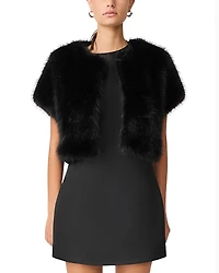 Elliatt Lucyna Faux Fur Bolero Jacket