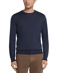 Zegna Casheta Cashmere & Silk Crewneck Sweater