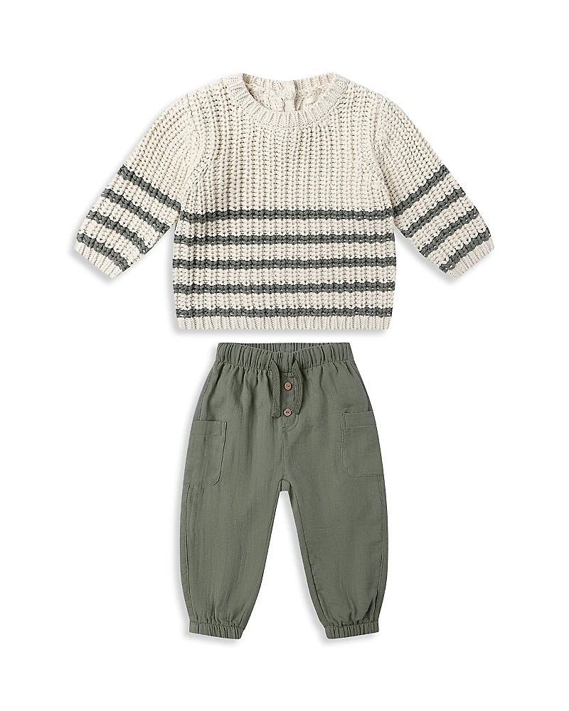 Quincy Mae Boys' Sweater & Joggers Set - Baby