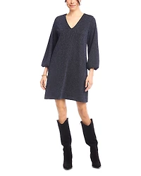 Karen Kane Metallic Knit Dress