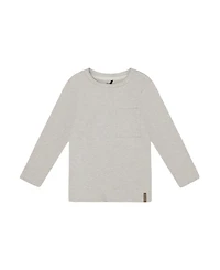 Deux par Deux Boys' Organic Cotton Jersey Pocket T-Shirt - Little Kid, Big Kid