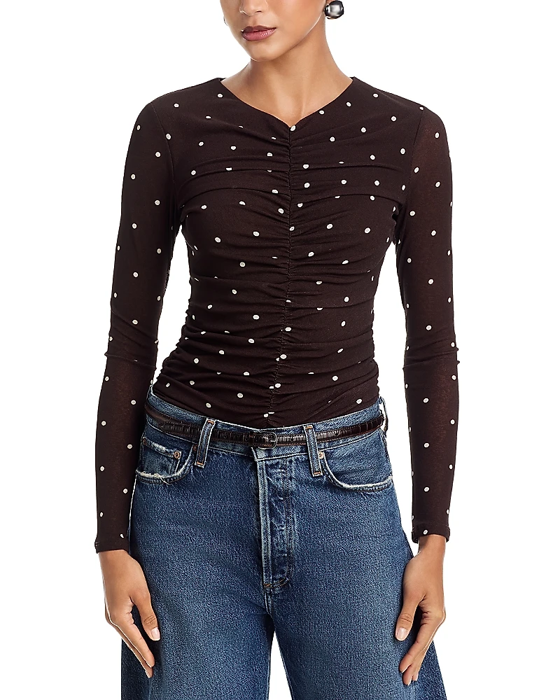 Rails Georgina Embellished V Neck Top