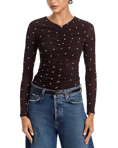Rails Georgina Embellished V Neck Top