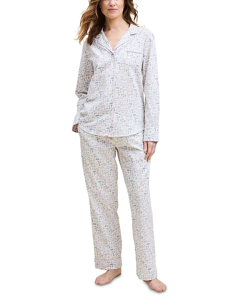 Petite Plume Baking Spirits Bright Twill Pajama Set