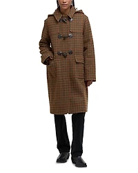 Barbour Melody Checked Duffle Coat