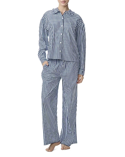 Polo Ralph Lauren Scalloped Stitch Trim Pajama Set