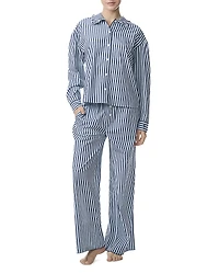 Polo Ralph Lauren Scalloped Stitch Trim Pajama Set