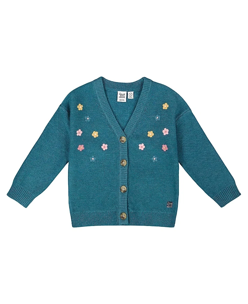 Deux par Girls' Knitted Cardigan - Big Kid