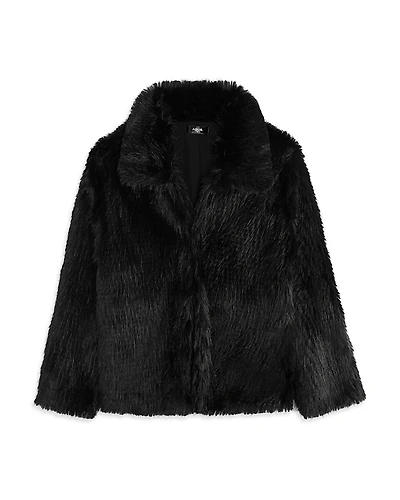 Aqua Girls' Faux Fur Jacket, Big Kid - Exclusive