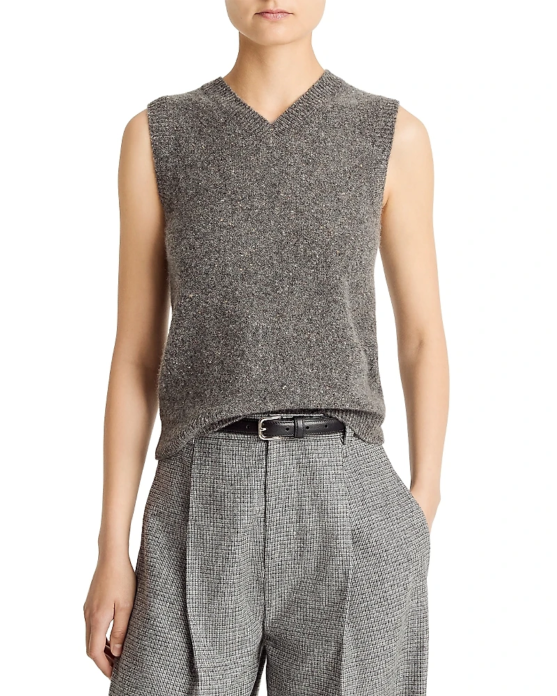 Vince Boiled Donegal Cashmere Vest