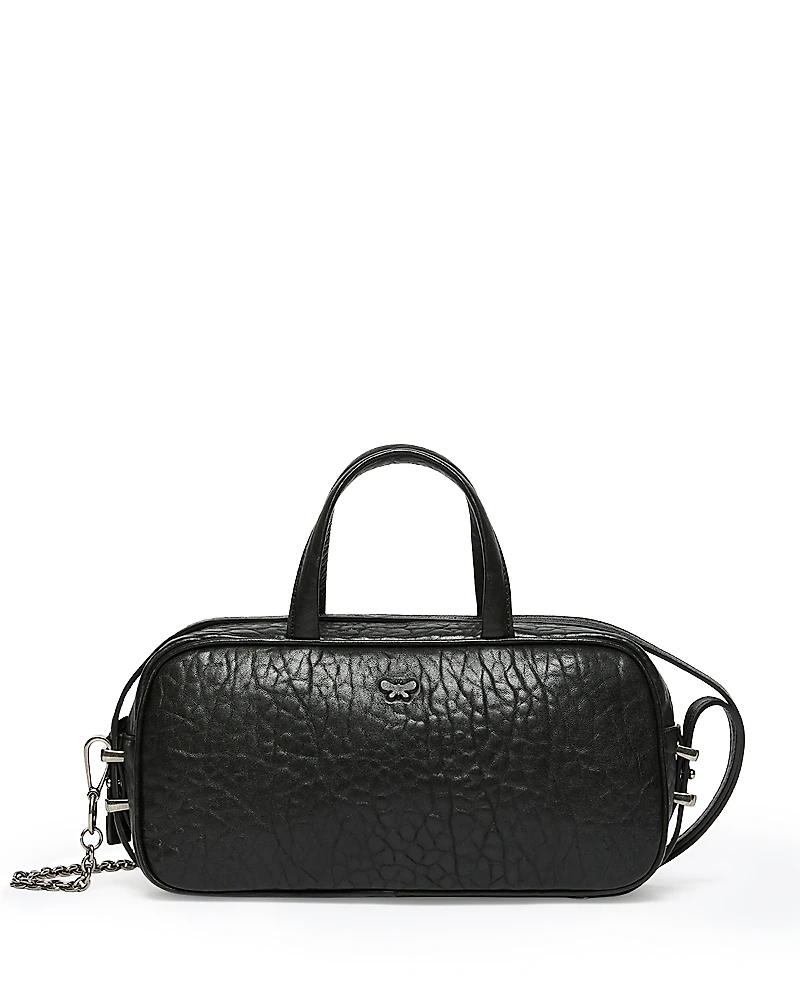Weekend Max Mara Weekend Accesori 2 Tundra Black Leather Handbag
