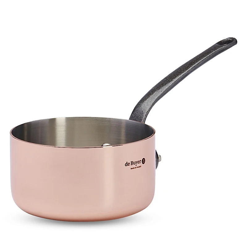 de Buyer 0.8 Quart Copper Saucepan