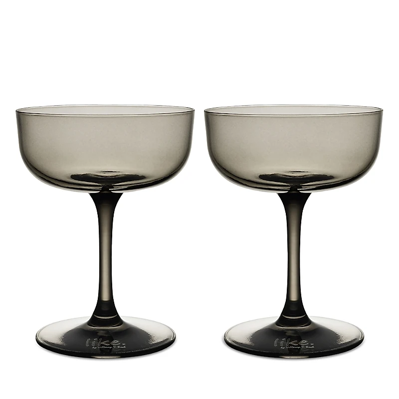 Villeroy & Boch Like Smoke Champagne Coupe / Dessert Bowl, Set of 2
