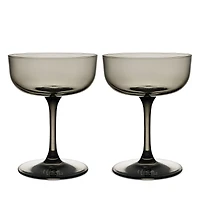 Villeroy & Boch Like Smoke Champagne Coupe / Dessert Bowl, Set of 2