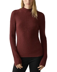 Theory Traveling Rib Mock Neck Sweater