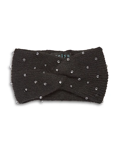 Jocelyn Crystal Bead Knit Headband