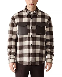 Mackage Ryker Wool Plaid Shirt Jacket