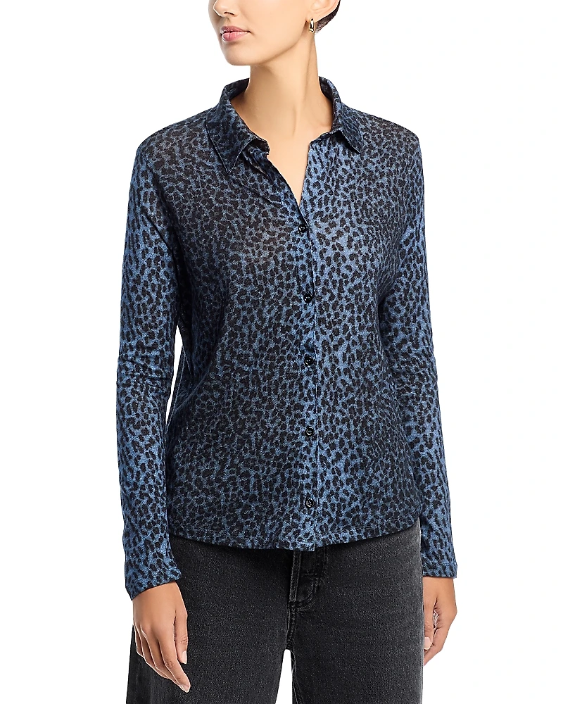 Majestic Filatures Leopard Novel Shirt