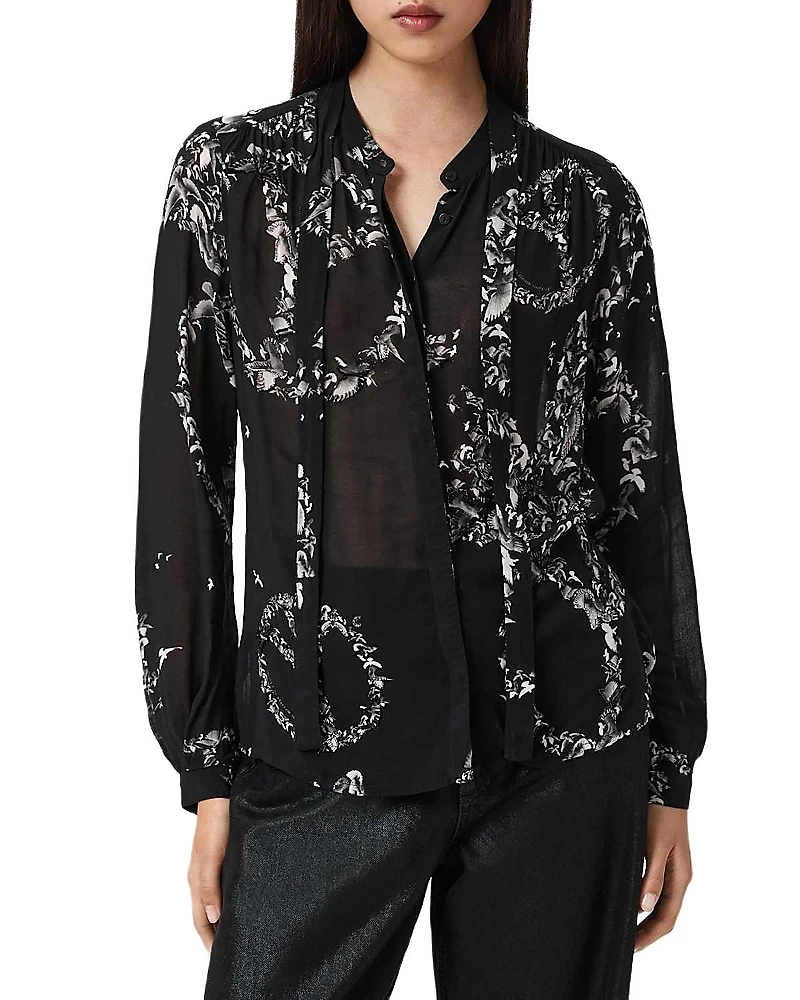 Allsaints Hilda Embellished Shirt